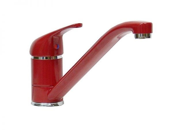 Einhebel Küchenarmatur Spültischarmatur Spüle Armatur Wasserhahn Rot