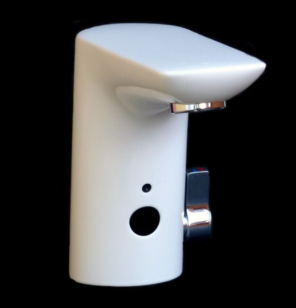 Sensor Infrarot Behrührungsfreie Waschtischarmatur Weiss Kludi Balance 5210091